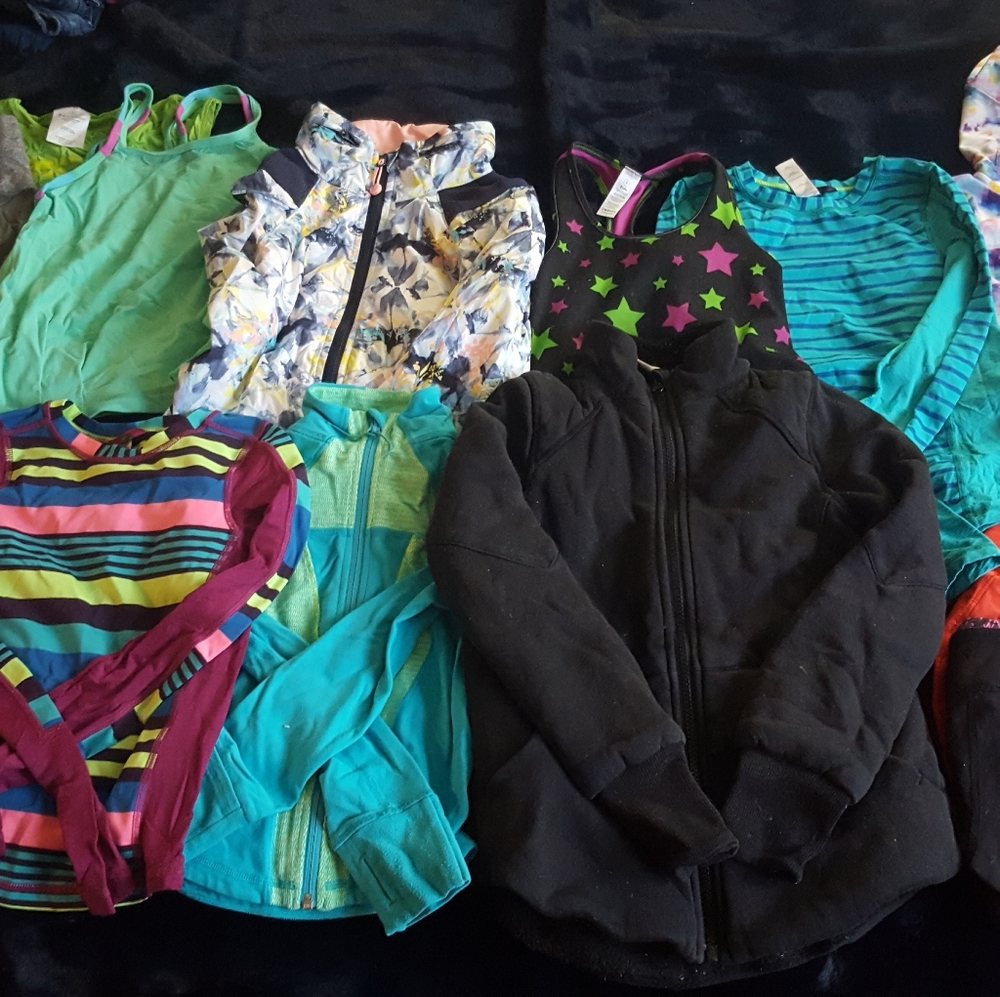 Lot of 12 ivivva items size 6-8